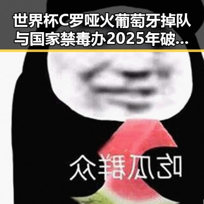 世界杯C罗哑火葡萄牙掉队与国家禁毒办2025年破获毒品案件2.7万起的反差故事